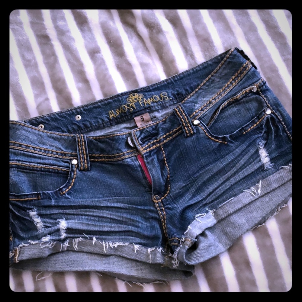 Almost famous denim shorts